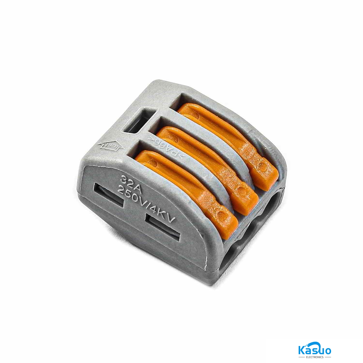 PCT-213 Push Wire Connector - 3-Pin Conductor